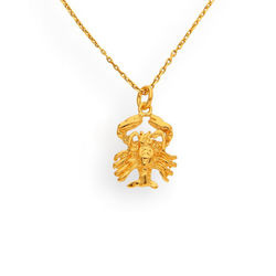 Srebrny naszyjnik ZNAK ZODIAKU RAK - SREBRO 925