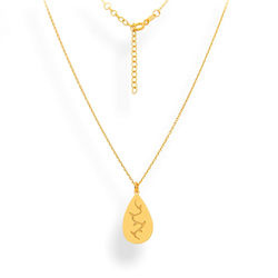 Srebrny naszyjnik LIŚĆ - SREBRO pr 925 POZŁACZNE