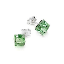 Srebrne sztyfty whit Swarovski 4 mm - SREBRO p.925