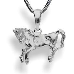 Srebrna zawieszka duży KOŃ - SREBRO pr. 925