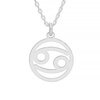 Srebrny naszyjnik ZNAK ZODIAKU RAK - SREBRO p. 925