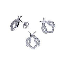 Komplet z cyrkoniami BIENDRONKA - SREBRO pr. 925