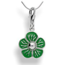 Srebrna zawieszka - charms - KWIAT pr. 925