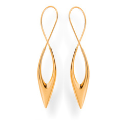 Złote kolczyki dł. 5,2 cm  - ZŁOTO p. 585