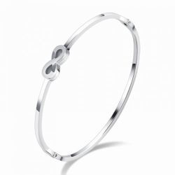 Bransoletka damska - stal - Nieskończoność