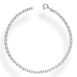 Srebrna bransoletka - rolo - pr. 925