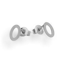 Srebrne kolczyki sztyfty - OWAL - pr. 925