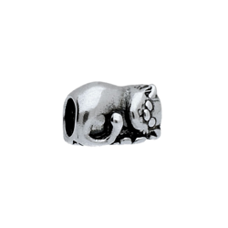 Srebrny beads - koralik modułowy - KOT - pr. 925