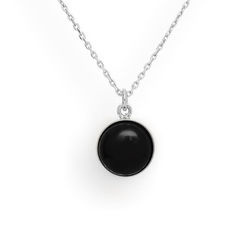 Srebrny naszyjnik ONYKS - SREBRO pr. 925