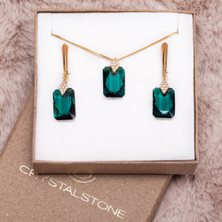 Srebrne kolczyki z Crystals from Swarovski pr. 925