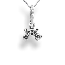 Srebrny charms - KAROCA - pr. 925