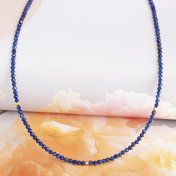 Naszyjnik ZNAK ZODIAKU WAGA, LAPIS - SREBRO p 925