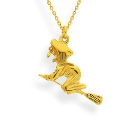 Srebrny naszyjnik CZAROWNICA - SREBRO p 925