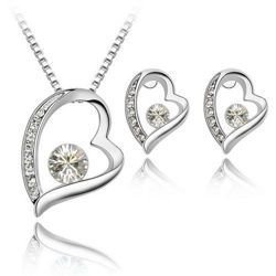 Komplet SERC z Crystals from Swarovski KRYSZTAŁOWY