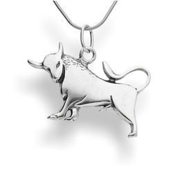 Duża zawieszka znak zodiaku BYK - SREBRO pr. 925