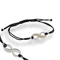 Bransoletka - Swarovski Crystals - NIESKOŃCZONOŚĆ