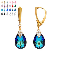 Kolczyki krople with Swarovski srebro 925 - KOLORY