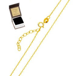 Złoty łańcuszek Komunia Chrzest - ZŁOTO p. 375