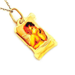 Złota zawieszka ZWÓJ PAPIRUSU pr. 585 Chrzest