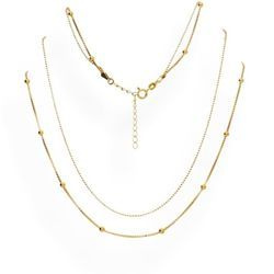 Srebrny naszyjnik podwójny - kulki