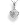 Srebrna zawieszka - charms - SERCE pr. 925