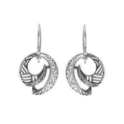 Kolczyki srebrne z cyrkoniami - pr. 925