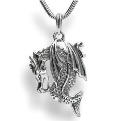 Srebrna zawieszka - SMOK - pr. 925