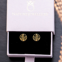 Srebrne kolczyki sztyfty - DRZEWO ŻYCIA pr. 925