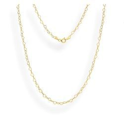 Srebrny łańcuszek SERCA - pr. 925 POZŁACANE