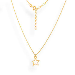 Srebrny naszyjnik GWIAZDA GWIAZDKA - SREBRO pr 925