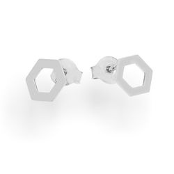 Srebrne kolczyki MIÓD PLASTER - srebro 925