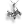 Srebrna zawieszka  charms - PIESEK - srebro p. 925