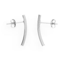 Srebrne kolczyki PATYCZKI 2cm -  SREBRO rod. p.925