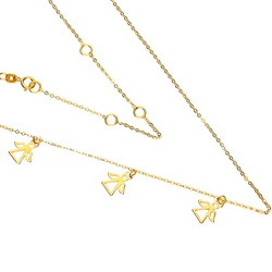 Złoty naszyjnik ANIOŁEK - ZŁOTO pr. 333 KOMUNIA