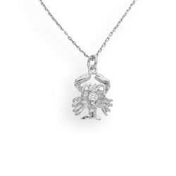 Srebrny naszyjnik ZNAK ZODIAKU RAK - SREBRO p. 925