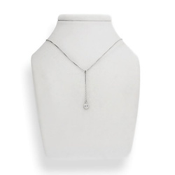 Srebrny naszyjnik z cyrkonią - SREBRO pr. 925