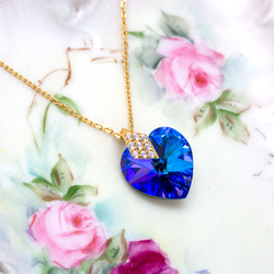 Srebrny naszyjnik SERCE SWAROVSKI - SREBRO p. 925