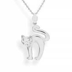 Srebrny naszyjnk KOT KOTEK - SREBRO p. 925 