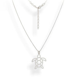 Srebrny naszyjnik ŻÓŁW - SREBRO pr 925