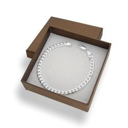 Srebrna Bransoletka - PANCERKA PL120 - pr. 925