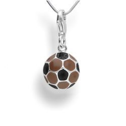 Srebrna zawieszka charms - PIŁKA NOŻNA pr. 925