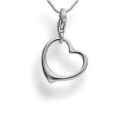 Srebrna zawieszka - charms - SERCE pr. 925