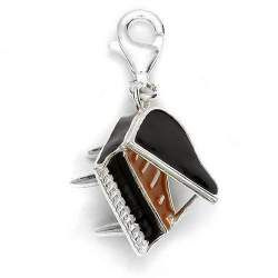 Zawieszka charms Fortepian - Srebro p. 925