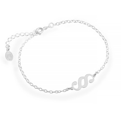 Srebrna branoletka PARAGRAF SREBRO 925 rękodzieło