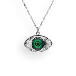 Srebrny naszyjnik OKO SWAROVSKI -  SREBRO pr. 925