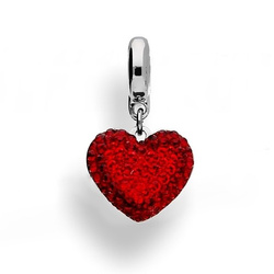 Beads - SERCE HEART - Swarovski Crystals z logo