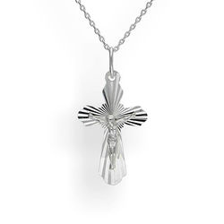 Srebrna wisiorek zawieszka KRZYŻ - SREBRO pr. 925