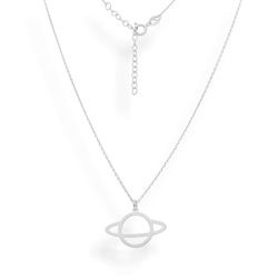 Srebrny naszyjnik PLANETA SATURN - SREBRO pr 925