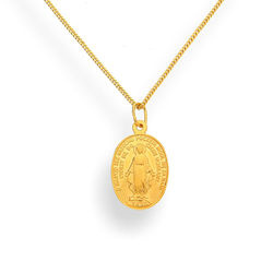 Naszyjnik medalik MATKA BOŻA NIEPOKALANA - pr. 925