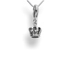 Srebrna zawieszka charms - KORONA pr. 925